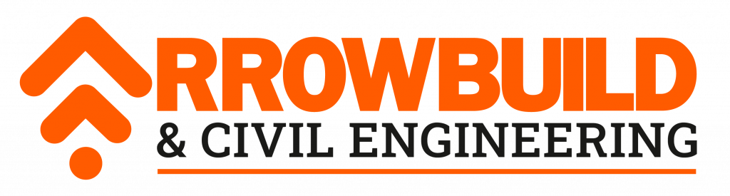 arrowbuild construction and civil engineering company logo - partner of new road surfacing